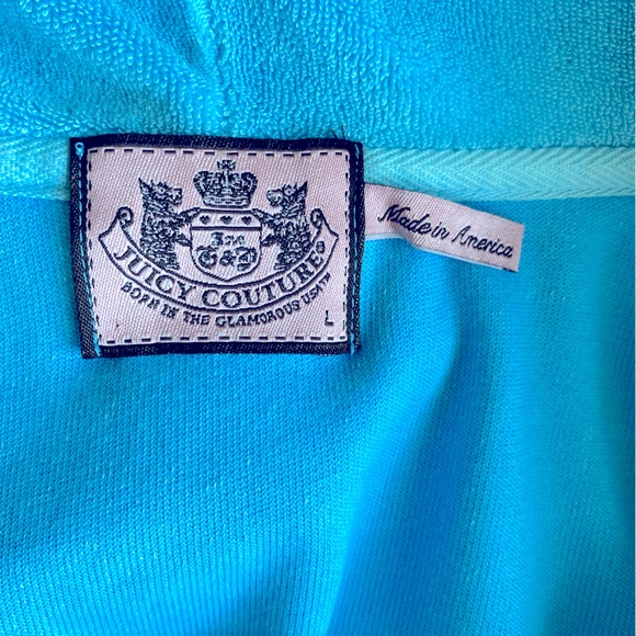 Juicy Couture Track Jacket - Size Large - Light Blue - Picture 2 of 3
